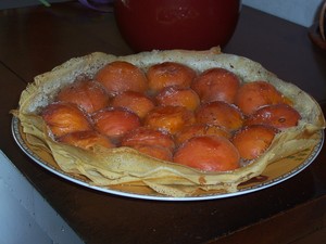 recette - Tarte aux abricots en feuilles de brick
