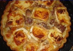 recette - Tarte aux deux pommes et à l'andouille