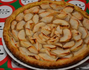 recette - Tarte aux pommes et à la crème de marrons