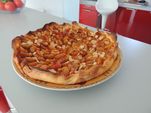 recette - Tarte aux prunes au miel