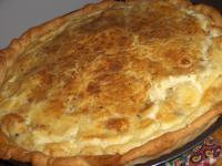 recette - Tarte bourbonnaise (roquefort, comté, gruyère)