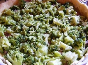 recette - Tarte au brocoli et au chou-fleur
