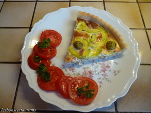 recette - Tarte aux courgettes et au boursin