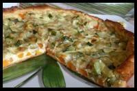 recette - Tarte de carottes et courgette à la moutarde