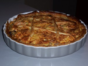 Tarte endives et saumon 