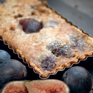 Tarte aux figues et aux noisettes