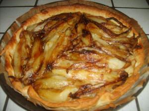 recette - Tarte fine aux endives et à l'orange