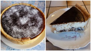 recette - Tarte au fromage blanc et aux pruneaux