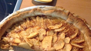 recette - Tarte aux pommes et cannelle