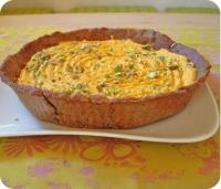 recette - Tarte salée à la noisette, crème carottes et roquefort