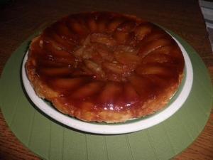 recette - Tarte tatin aux pommes confites