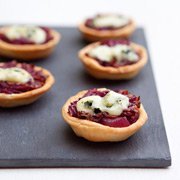 recette - Tartelettes à la confiture d'oignon et roquefort