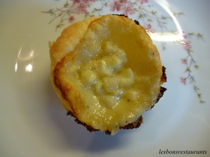 Tartelettes aux poires et au roquefort en version apéritive