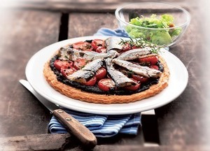 recette - Tartelettes aux filets de sardines et tapenade