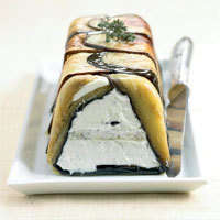 recette - Terrine de Sainte-Maure de Touraine aux aubergines