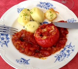 Tomates farcies jambon fromage