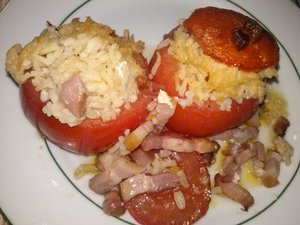 recette - Tomates farcies au riz