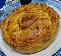 recette - Tourte aux asperges et aux deux saumons