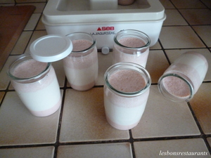 recette - Yaourts aux biscuits roses de Reims