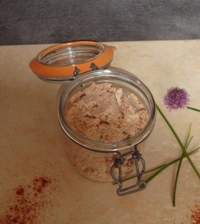 Rillettes de jambon à la ciboulette