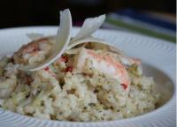 Risotto de brocolis aux crevettes au thermomix 