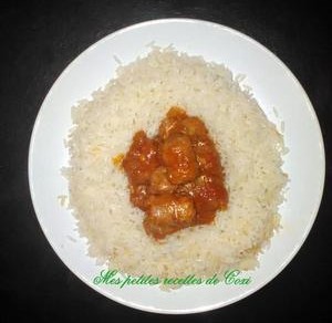 recette - Rougail saucisse