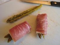 recette - Roulades d'asperges au prociutto