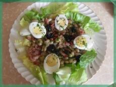 Salade d'automne aux haricots blancs