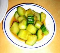 recette - Salade de concombre et gingembre (japonais)