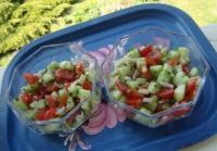 recette - Salade de tomates et concombre