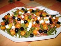 recette - Salade fraîcheur haricots verts et tomates cerise