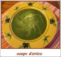 recette - Soupe d'orties