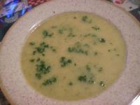 recette - Soupe de courgettes à la vache qui rit et au curry