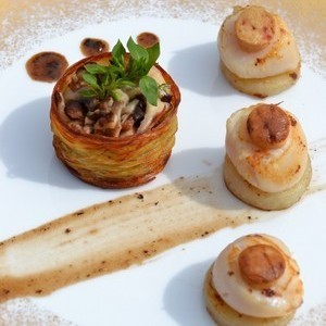 recette - Saint Jacques façon Rossini