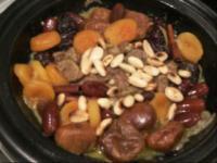 recette - Tajine d'agneau aux fruits secs, à la fleur d'oranger et aux épices