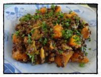 Tajine de lentilles à la courge butternut