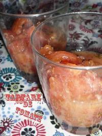 recette - Tartare de tomates au cerfeuil