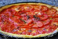 recette - Tarte à la tomate et à la moutarde