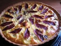 recette - Tarte au magret de canard sur lit de châtaignes 