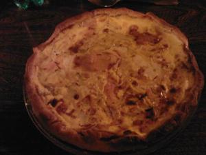 recette - Tarte saumon et fromage