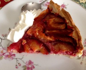 recette - Tarte aux prunes et poudre d'amandes