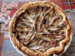 recette - Tarte aux endivettes et au roquefort