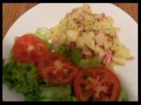 recette - Tartiflette à la harissa et sa salade