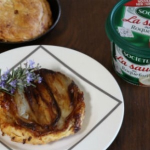 recette - Tatin d'endives, sauce au roquefort