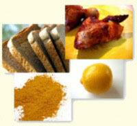 recette - Toasts de poulet au curry