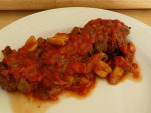 recette - Tomates et champignons au basilic