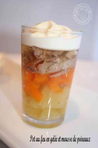 recette - Verrine de pot au feu en gelée et mousse de poireaux