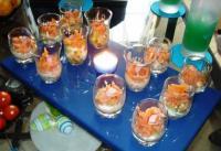 recette - Verrines au concombre et saumon fumé