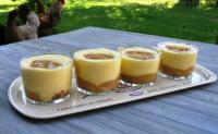 recette - Verrines pêches et bananes au mascarpone