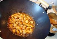 Wok de poulet au miel